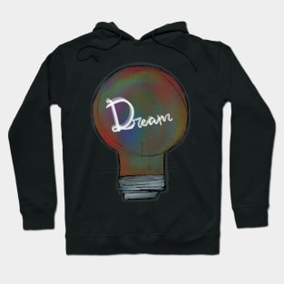 Colorful lamp - dream - black Hoodie